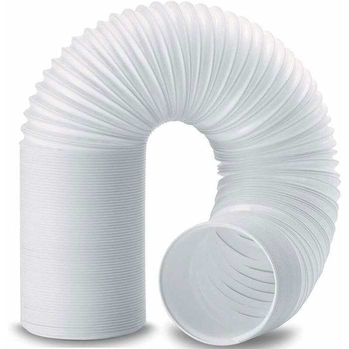 Tuyau dévacuation climatiseur - Résistant à la chaleur Flexible en PP - Climatiseurs mobiles - 150 mm 2 m