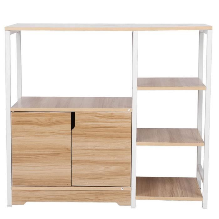 Akozon combinaison d'armoires Support de rangement à trois couches de ménage avec casier d