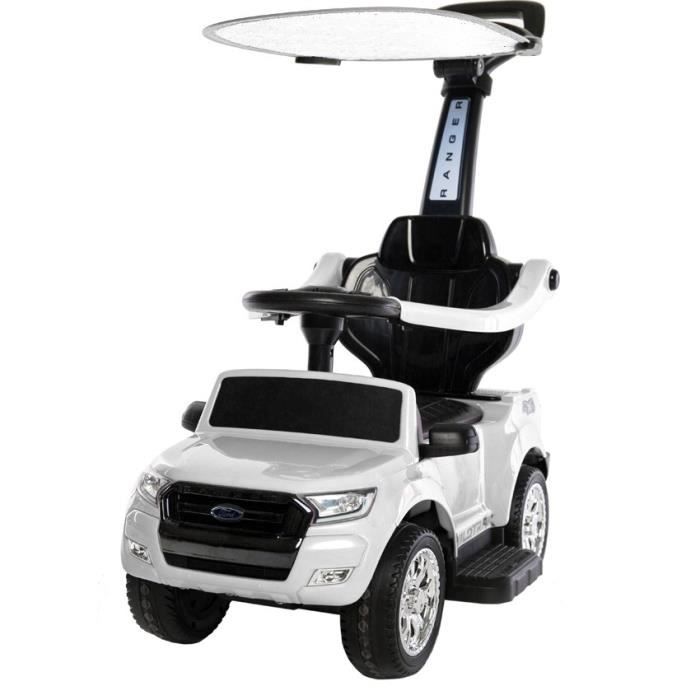 Porteur Ford Ranger 6v Blanc Voiture lectrique pour enfant avec