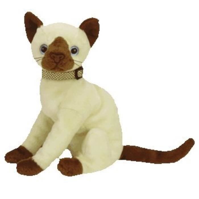 Peluche W7z3t Siam Beanie Ty Chat Siamois Par Ty Toy Achat Vente Peluche Cdiscount