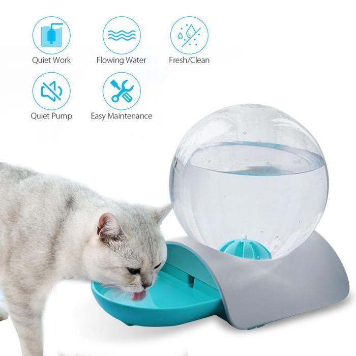 Fontaine A Eau Pour Chat Automatique Distributeur Croquettes