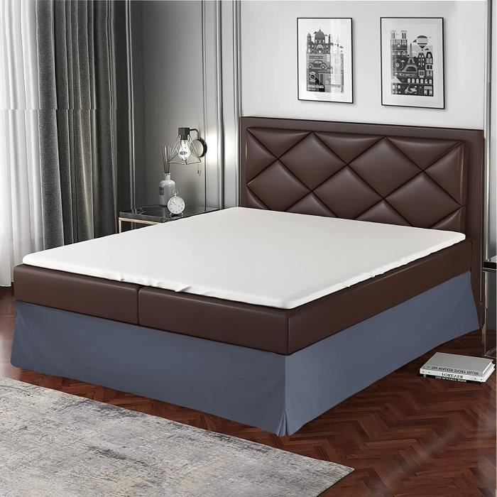 Cache Sommier 160x200 Gris 4 Côtés Hauteur 30 cm pour Sommier 160x200 avec Pieds Dessus de Sommier Housse Sommier 160x200 Protège Sommier 160x200 Fabriqué en Europe Couvre Sommier 160x200 Cache Sommier 160x200 Gris 4 Côtés Hauteur 30 cm pour Sommier 160x200 avec Pieds Dessus de Sommier Housse Sommier 160x200 Protège Sommier 160x200 Fabriqué en Europe Couvre Sommier 160x200