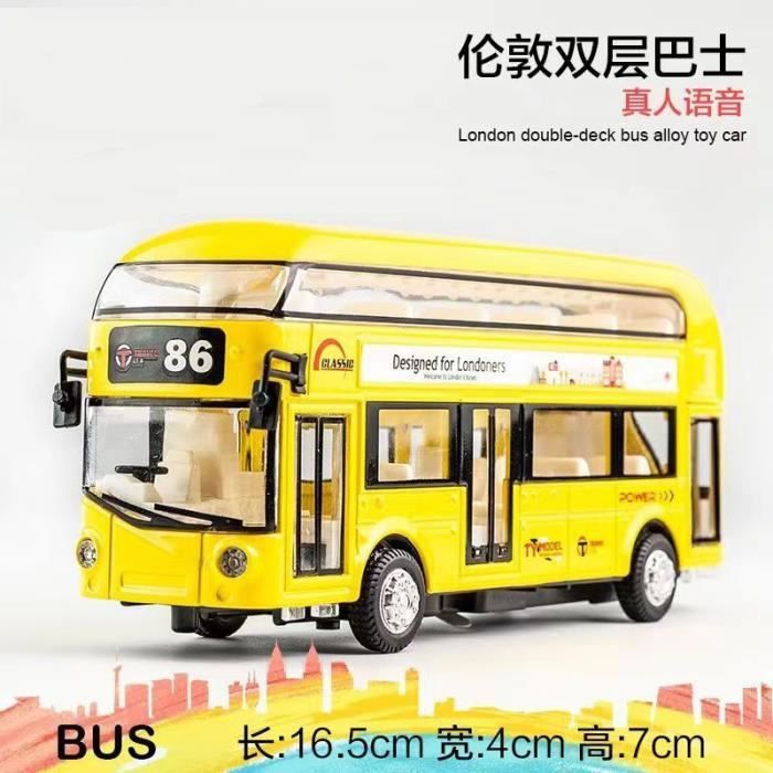 PLAYJOCS GT-8162 Bus Barcelone Véhicule Métallique - Jouet Pour Enfants Et Collectionneurs