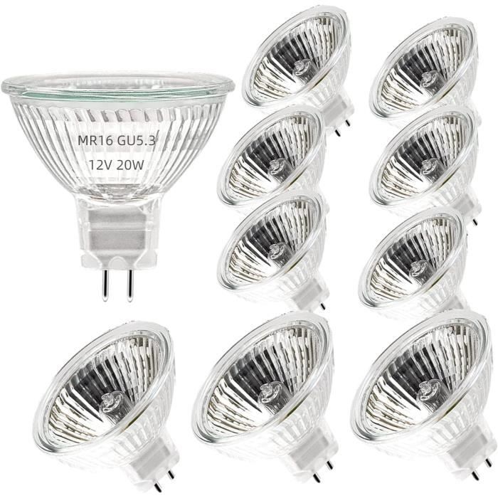 10 Bombillas LED Osram Reflector GU5.3 12V - 3.4W (equivalente 20W), Luz Neutra 4000K, Regulables
