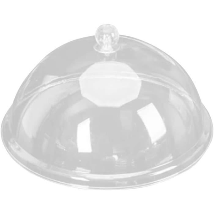 Dôme En Verre Avec Base En Bois Pour Cuisine - Fumeur à Cocktail, Cloche à Gâteau, Présentation De Nourriture - 11