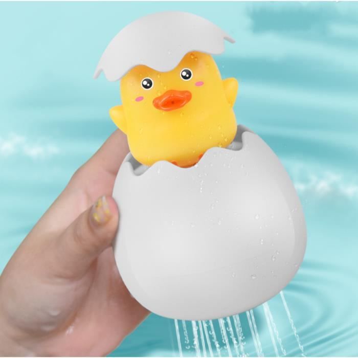Jouets De Bain Pour Bebe Arroseur En Forme De Oeuf Jouets De Salle De Bain Cdiscount Puericulture Eveil Bebe