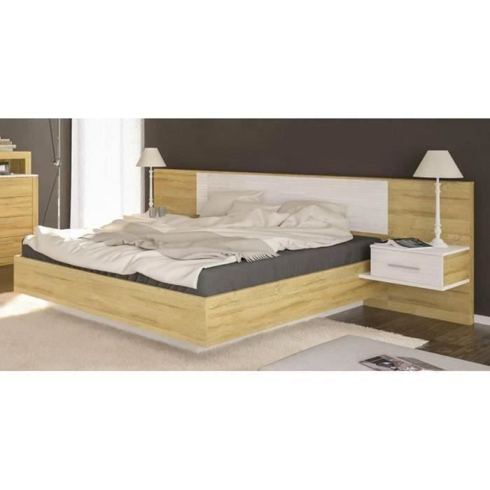 Lit Festa 160x200 Cm White Chambres Adultes Achat Vente Structure De Lit Lit Festa 160x200 Cm White Cdiscount