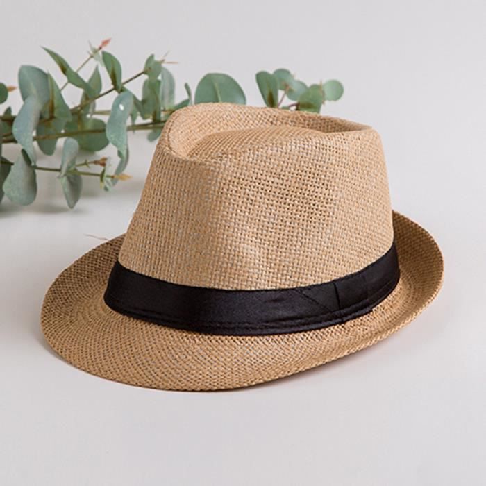 Chapeau fedora femme paille Clearance