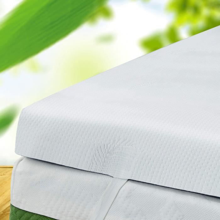 Matelas multi-ondes 80x200, épaisseur 25 cm - Memory, Gel Relaxa, déhoussable, revêtement à l'Aloe Vera | Piuma | Leroy Merlin