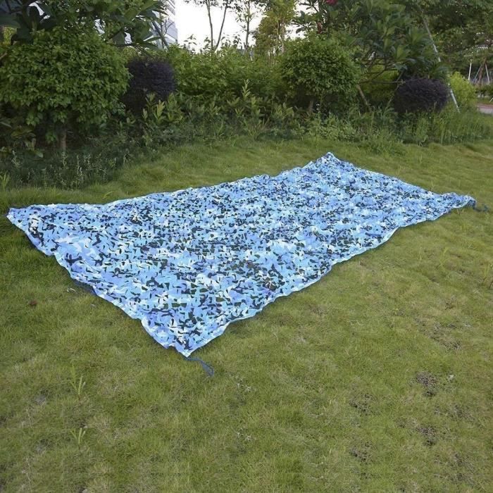 Filet De Camouflage D'extérieur - 3 X 5 M - Voile D'ombrage Robuste Pour La Chasse - Protection Solaire - Tissu Camouflage Militaire - Housse En Maille Légère