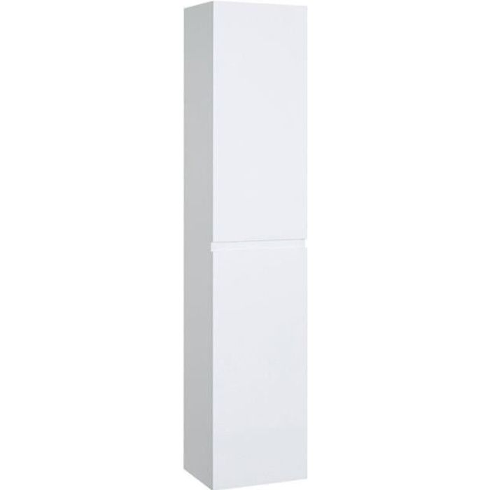 colonne salle de bain suspendue blanc 140 cm sorrento