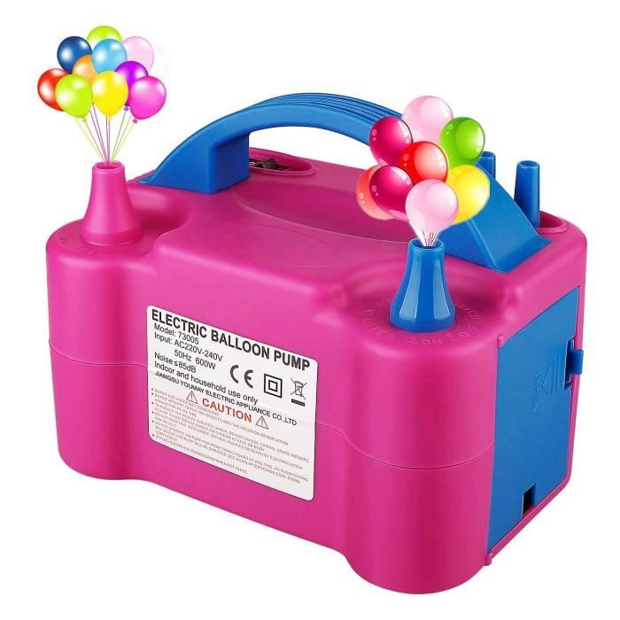 Lot De 4 Pompes à Ballons Manuelles - Portable, Silencieuse, Pour Fête, Mariage, Anniversaire (couleurs Aléatoires) - 4