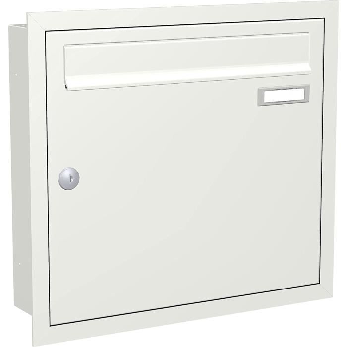 Boite Aux Lettres Préface 2 Portes Gris Anthracite RAL 7016 Mat | Leroy Merlin