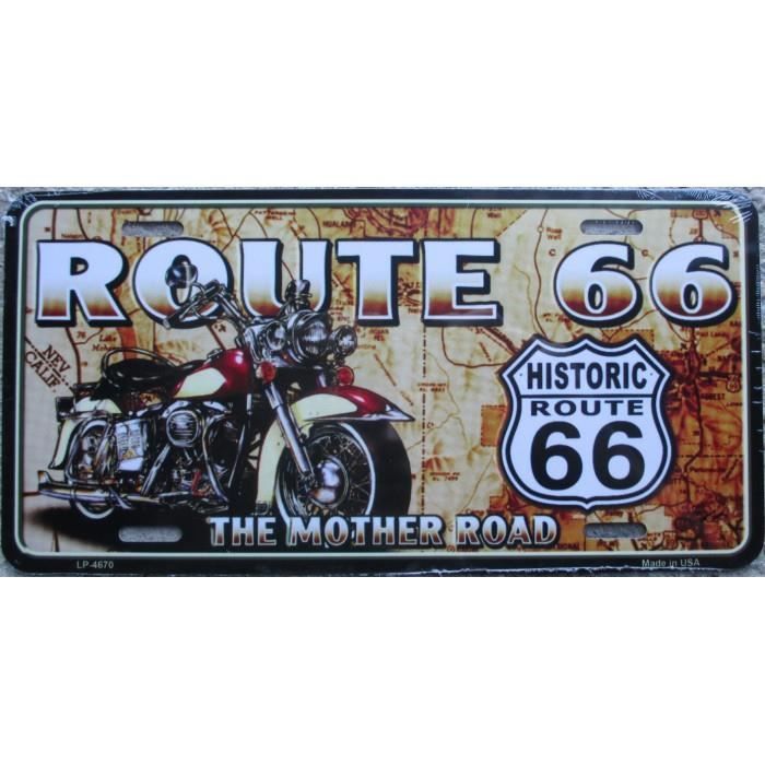 Plaque D Immatriculation Mother Road Moto Route 66 Tole Pub Cdiscount Maison Plaque D Immatriculation Mother Road Moto Route 66 Tole Pub Cdiscount Maison