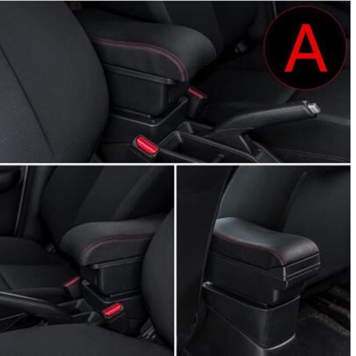 Accoudoir Central Noir Pour Skoda Fabia I (6Y) 1999-2007 - Neuf TFS Réf. 88719440-6YS - Montage Gauche