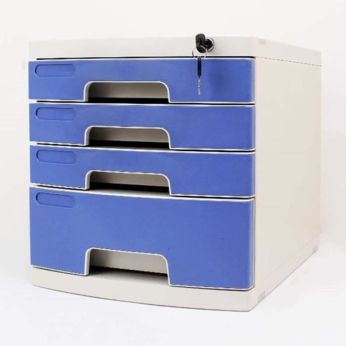 Armoire De Rangement Bureau VidaXL | 90x40x102 Cm Gris | 2 Étages Réglables + Tiroirs | Classement Fichiers