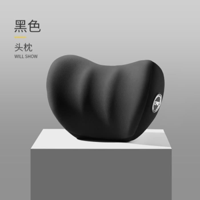 Appuietête noir Appui tête de voiture en mousse à mémoire de forme