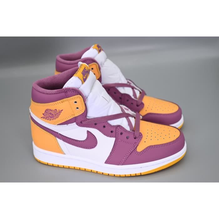 SNEAKERS x Airs Jordans 1 High pour Homme et Femme Violet Size
