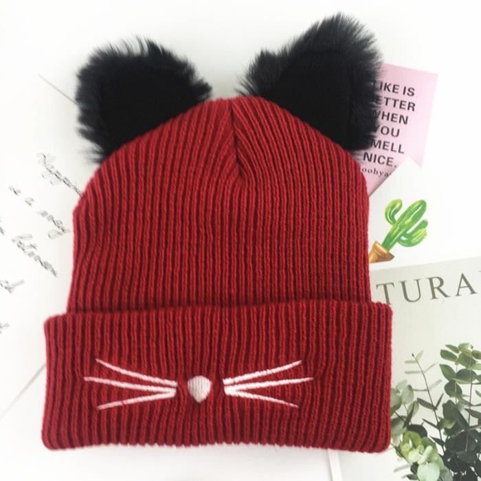 bonnet tricoté deux couleurs (x12) - Grossiste en ligne