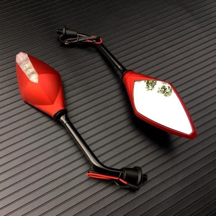 Paire De Rétroviseurs Universels Pour Scooter, Moto, Quad - Filetage M10 - Noir - Kit 2 Pièces Xukey