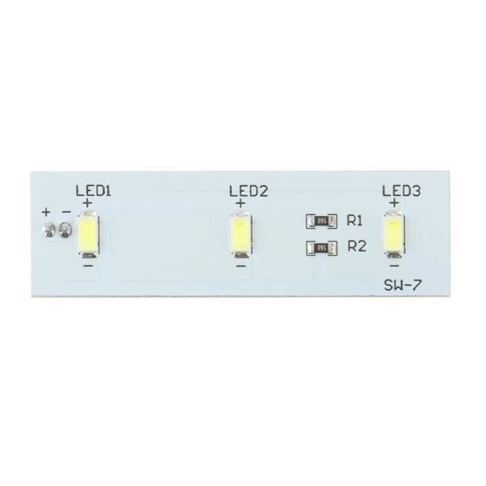 Circuit Imprimé LED SWBX02A Pour Réfrigérateur - 220V AC - Éclairage Doux - Dimensions 6x4x3 Cm - Remplacement Facile
