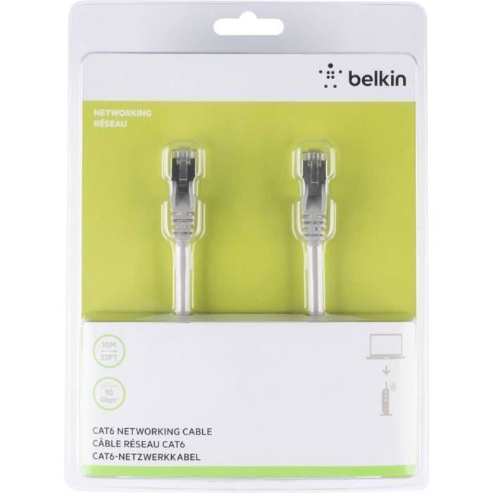Belkin RJ45 RJ45 Cat6 10m - vue 2