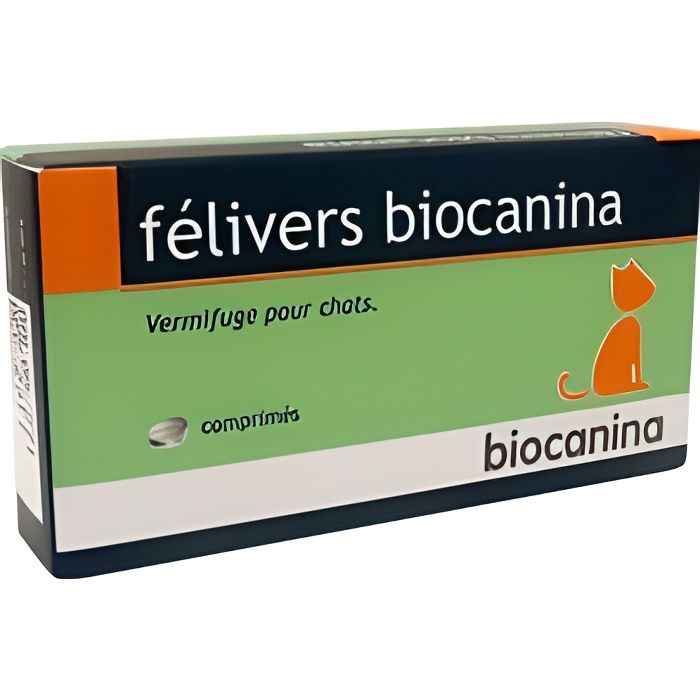 Comparer les prix de BIOCANINA Vermifuge Chat Felivers - 4 comprimés