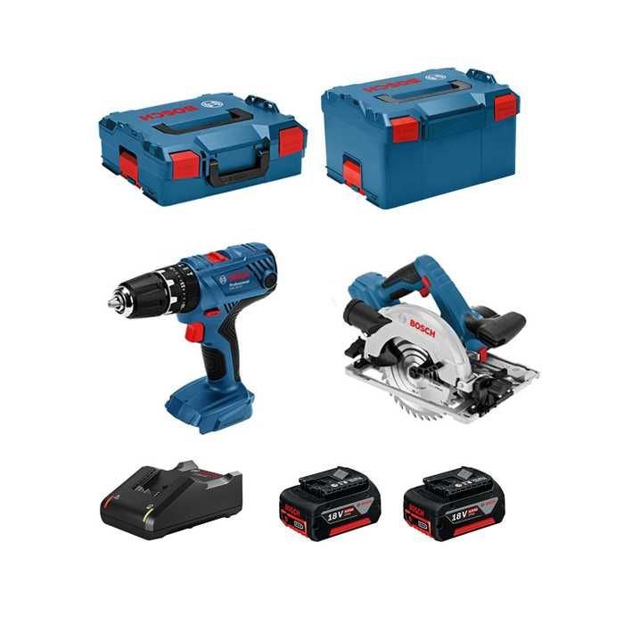 Bosch Kit 18v Bsk182m2c gsb 18v 21 Gks 18 57g 2 X 4 0 Ah Gal18v 40 boxx 136 boxx 238 - vue 2
