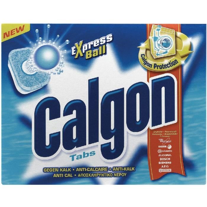 Détartrant lave linge Calgon Boîte 45 pastilles Cdiscount Au quotidien