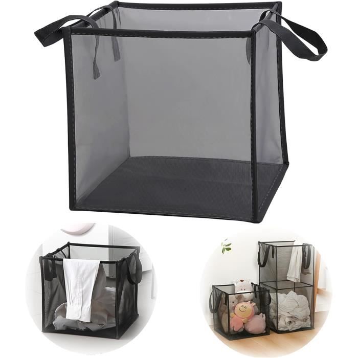 Panier à Linge Pliable Pop Up En Maille - Corbeille Portable Grande Capacité Chambre