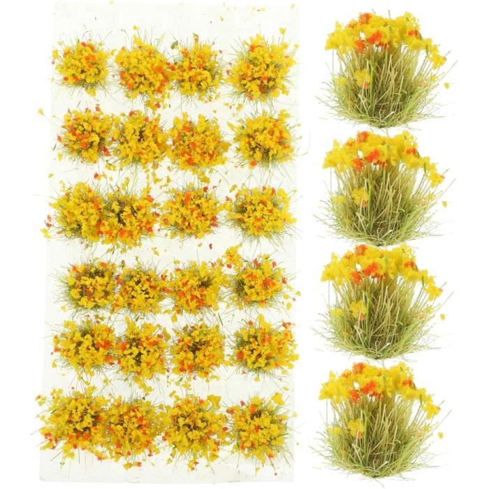 Cayway 128 PCS Modèle Arbres Gazon Lichen Pour Feuillage Touffe D'herbe