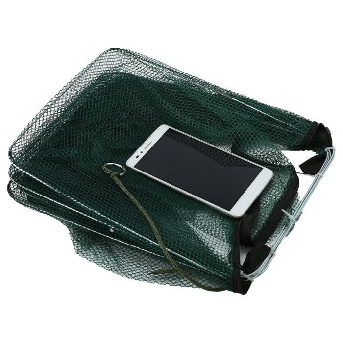 VGEBY Cage De Crabe Méné Crawdad Filet De Pêche Automatique 12 Trous Cage à Crevettes En Nylon