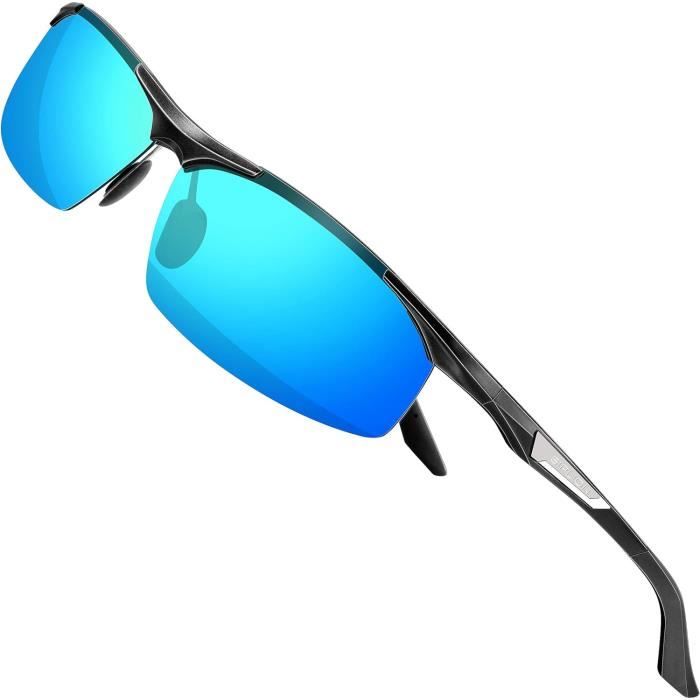 Monture Acétate Confortable Lunettes De Soleil Homme Carfia Polaris Es Protection Uv400 Style K 650871