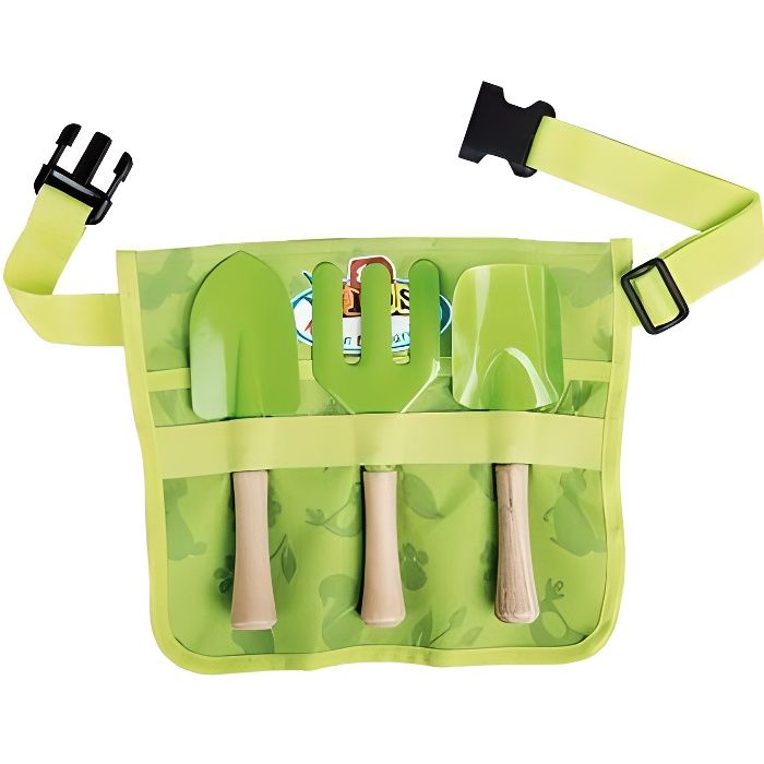 tablier ceinture enfant avec outils de jardin - marque esschert design