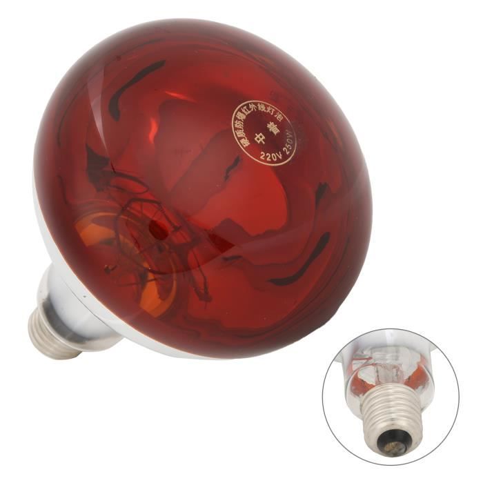 Comparer les prix de ESTINK Ampoule de lampe chauffante de poussins Ampoule de Lampe Chauffante pour Poussins, Ampoule Rouge à Chaleur Infrarouge,