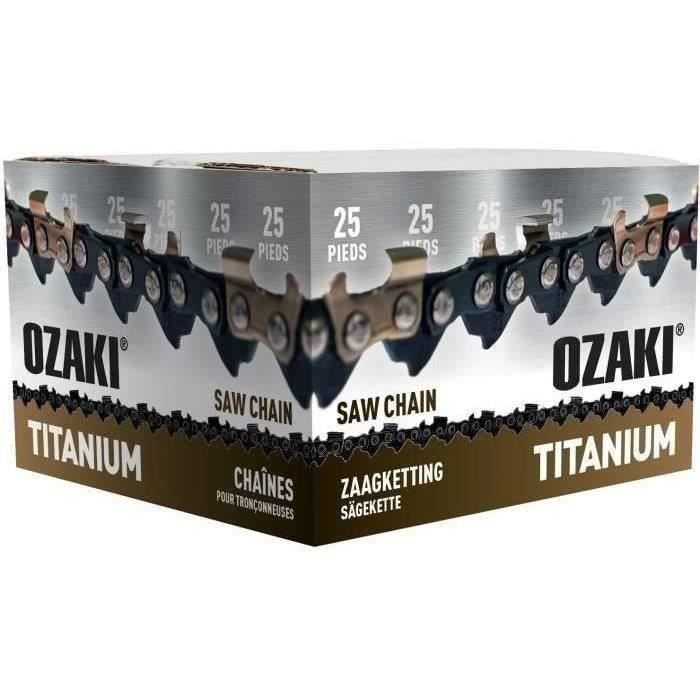 Rouleau de chaîne de tronçonneuse OZAKI semi-carrée