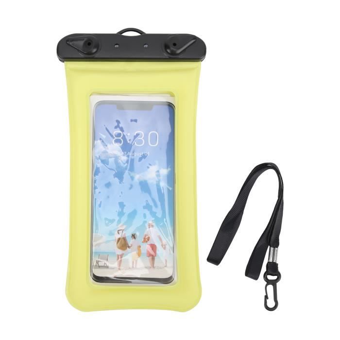 Sac étanche 2L Pour Téléphone - Pochette Transparente écran Tactile 7 Pouces - Pour Surf, Kayak, Randonnée - 7