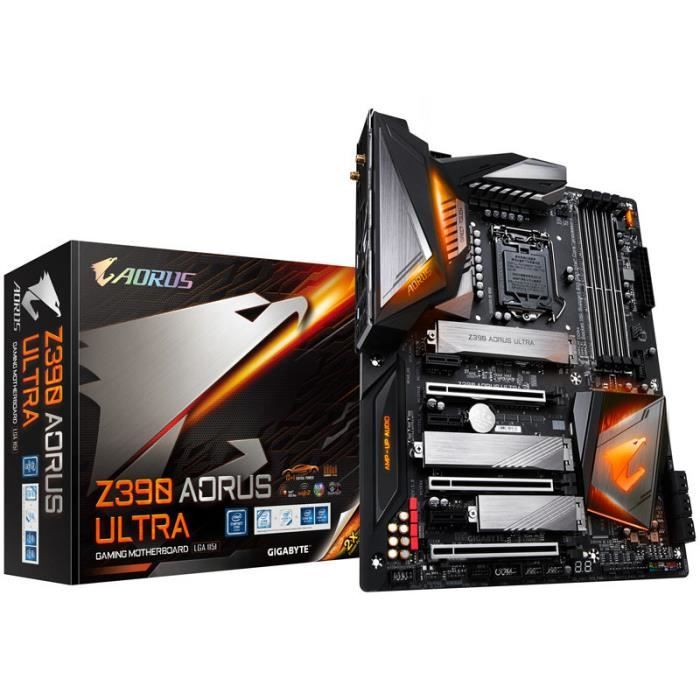 Carte Mère - GIGABYTE - Aorus Ultra Durable Z390 - Socket H4 LGA-1151 - 64 Go DDR4 - 6 x USB 3.1 - Gigabyte