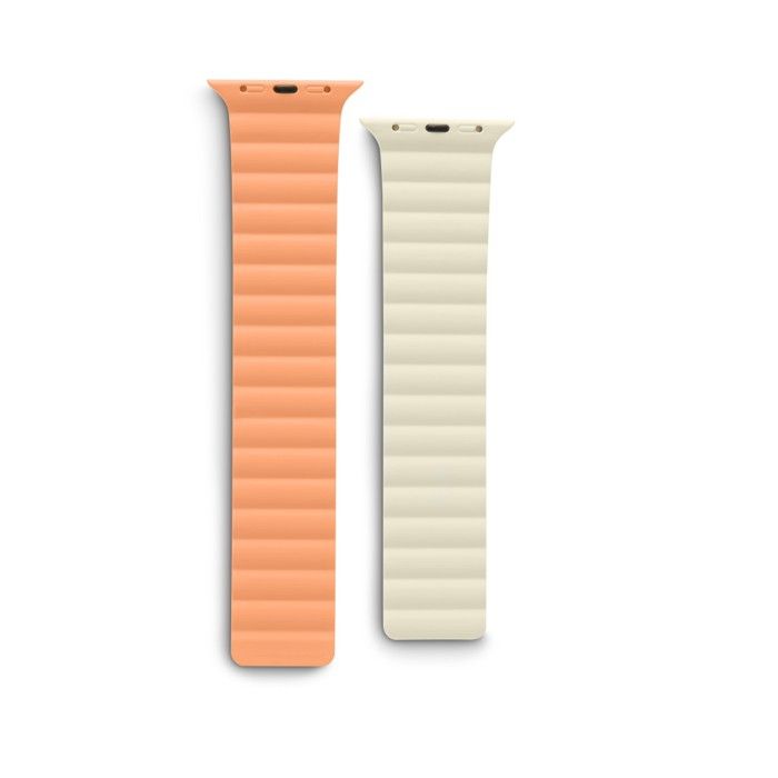 Bracelet magn. Fantastic Feel pr Apple Watch 38/40/41mm orange/bge Bracelet magn. Fantastic Feel pr Apple Watch 38/40/41mm orange/bge