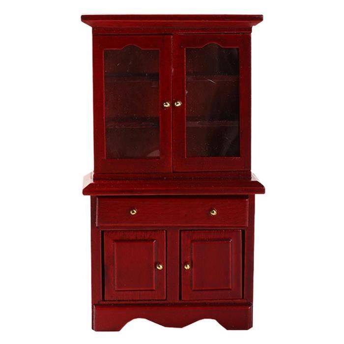 Armoire Miniature En Bois échelle 1:12 - Pour Maison De Poupée, Diorama, Décoration - Non Peinte, à Customiser