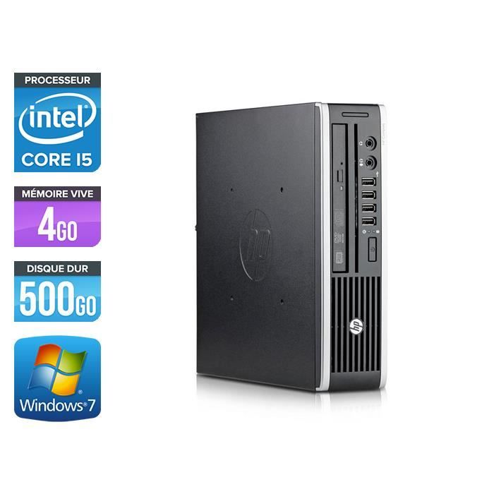 Pc de bureau HP Elite 8300 USDT - Core i5-3570S - 4Go - 500Go Reconditionné - Hewlett-Packard reconditionné disponible sur Cdiscount Seconde Vie