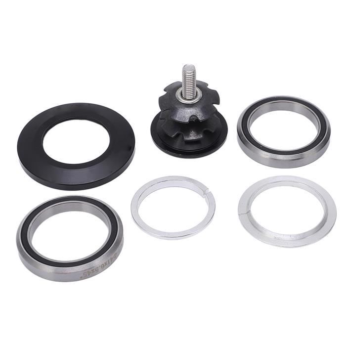 Jeu De Roulements étanches Pour Direction De VTT - 34 Mm, Noir, Compatible Tube 1-1/8" Et Couronne 30 Mm