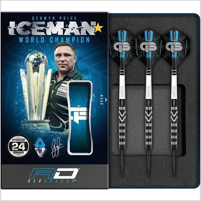 Flechette Pointe Acier Limics24 Dragon Gerwyn Price Iceman Special