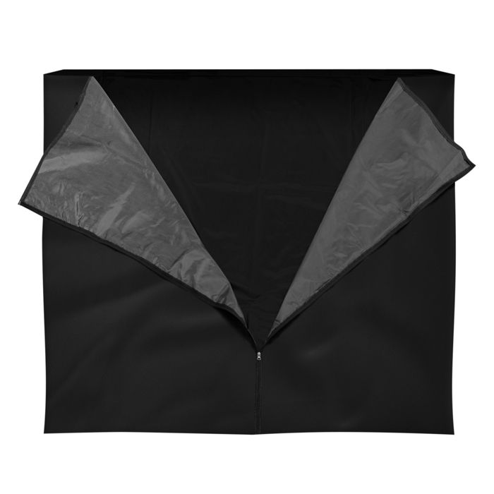 Housse Impermeable Pour Etagère à Bois De Chauffage 2,4 M - Protection Robuste Noire ULTCOVER