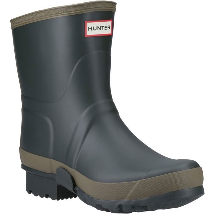 Bottes en caoutchouc courtes pour homme - Hunter - Vert - Achat