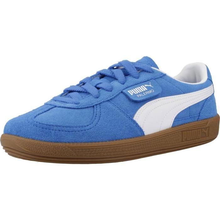 Puma Zapatillas Niño Modèle Chaussure Puma Yellow Modèle Palermo Jr - Coleur Bleu