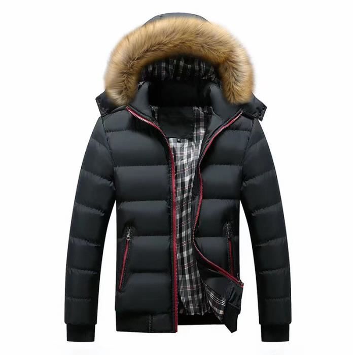 Doudoune homme fourrure luxe hotsell
