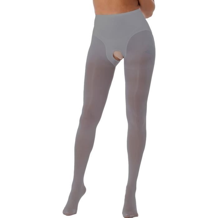 IEFIEL Collant Ouvert Femme Entrejambe Plaisir Bas Porte