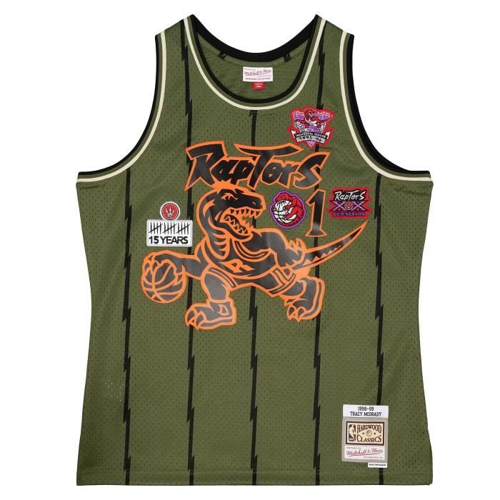 Maillot Toronto Raptors Tracy Mcgrady 1998 99 dark green S Cdiscount Sport