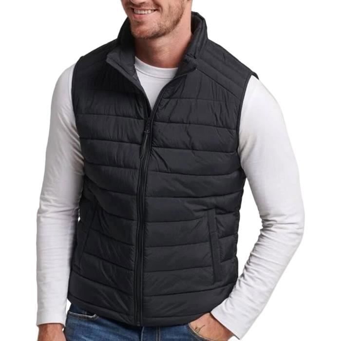 Veste Sans Manches SuperDry Studios Padded Noir - Cdiscount Pr??t-?�-Porter